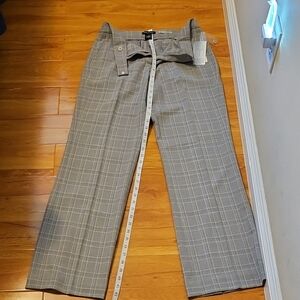 Madison Studio Gray Plaid Women's Pants